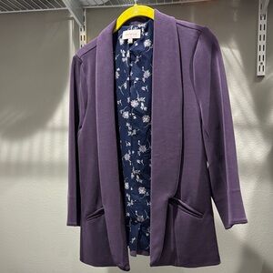 Skies Are Blue Deep Purple Women's Blazer